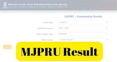mjpru result 2018-19 by name|MJPRU :: Examination Results.